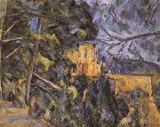 Paul Cezanne black castle 2 painting